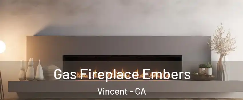 Gas Fireplace Embers Vincent - CA