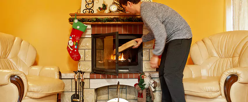 Gas to Wood-Burning Fireplace Conversion Services in Vincent, California