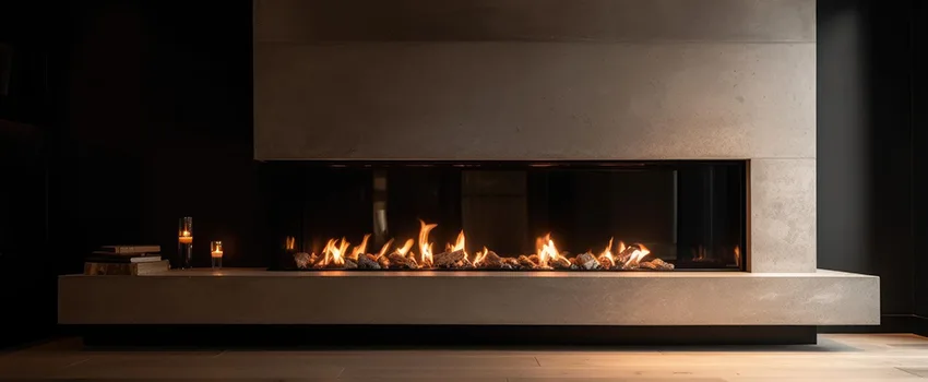 Gas Fireplace Ember Bed Design Services in Vincent, California