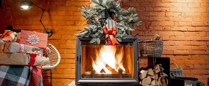 Travis Industries Linear Gas Fireplace Installation in Vincent, California