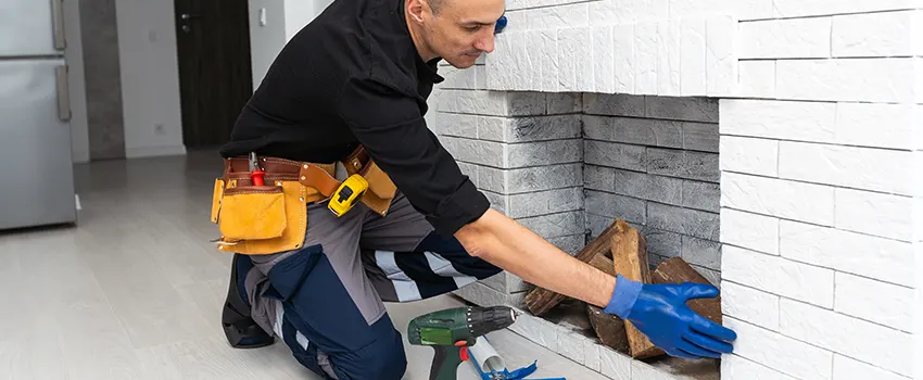 Fireplace Damaged Damper Frame Repair Services in Vincent, California