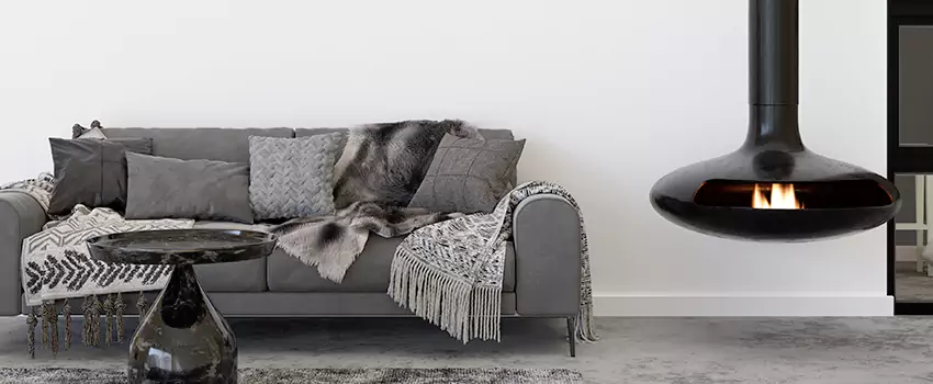 Circular Hanging Fireplace Installation Services in Vincent, CA