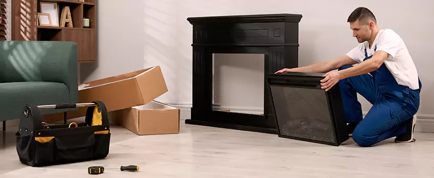 Old Rusted Metal Fireplace Repair And Replacement in Vincent, CA